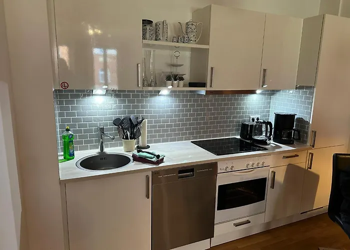 Apartman Trendige Stadtwohnung, Historisches Haus Mit Terrasse Und Garten Magdeburg